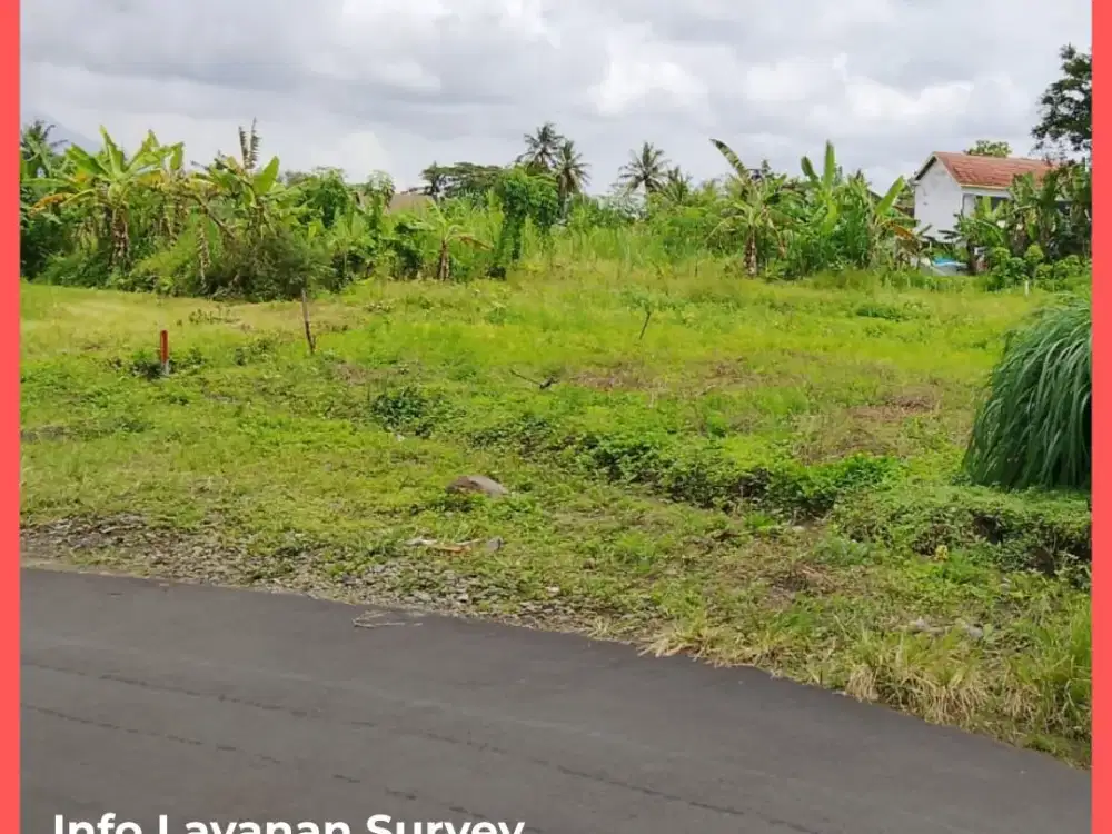 Tanah Jogja 6 Menit Jl Kaliurang Km8 Siap Balik Nama SHM