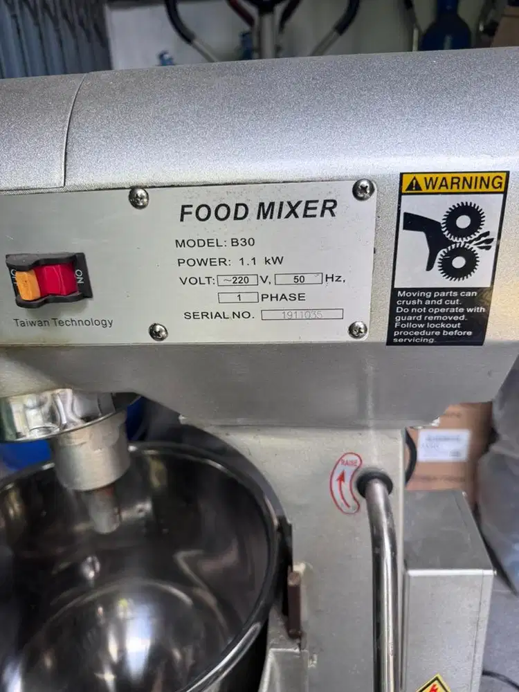 Food Mixer B30 (30 Liter) – Mesin Mixer Roti / Bakery Heavy Duty