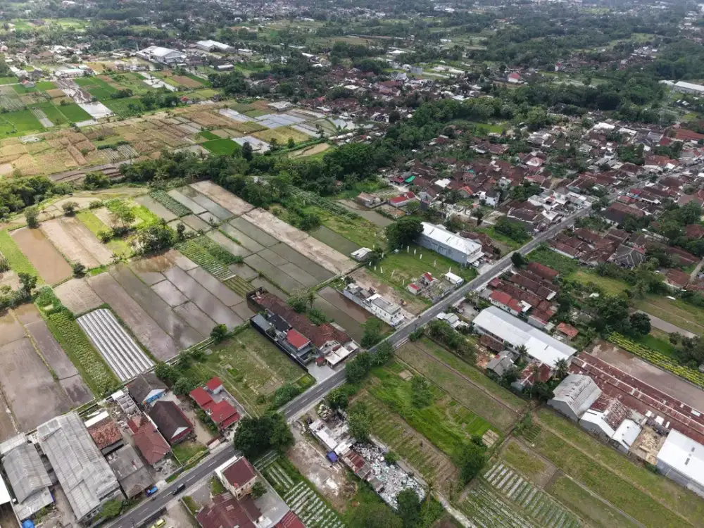 Tanah Strategis Green Palagan 3 Tepi jln Pandowoharjo Sleman,  2 menit dari jejamuran