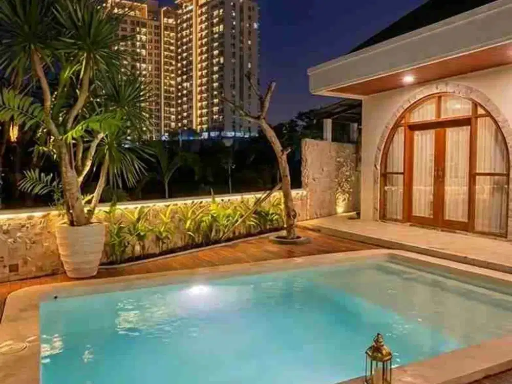 Villa Mewah Sleman Private Pool View Sawah Harga 2,7M