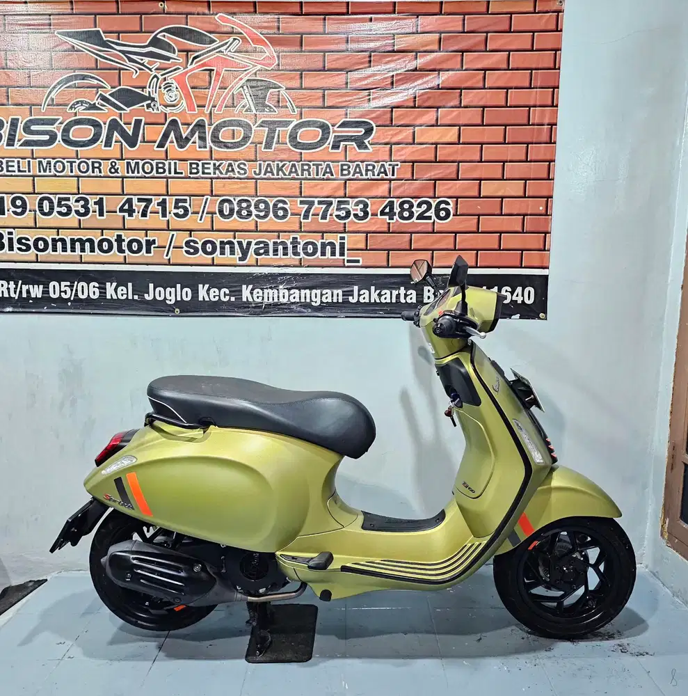MEWAH ! PIAGGIO NEW VESPA SPRINT S IGET ABS FACELIFT TH 2025 HIJAU