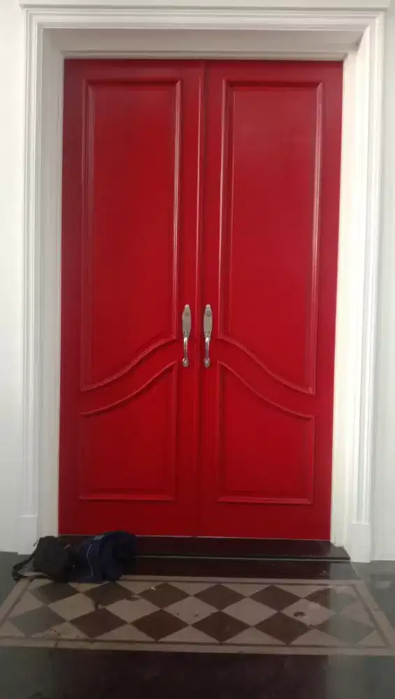 Tukang cat kusen dan pintu cat Duco dan melamic