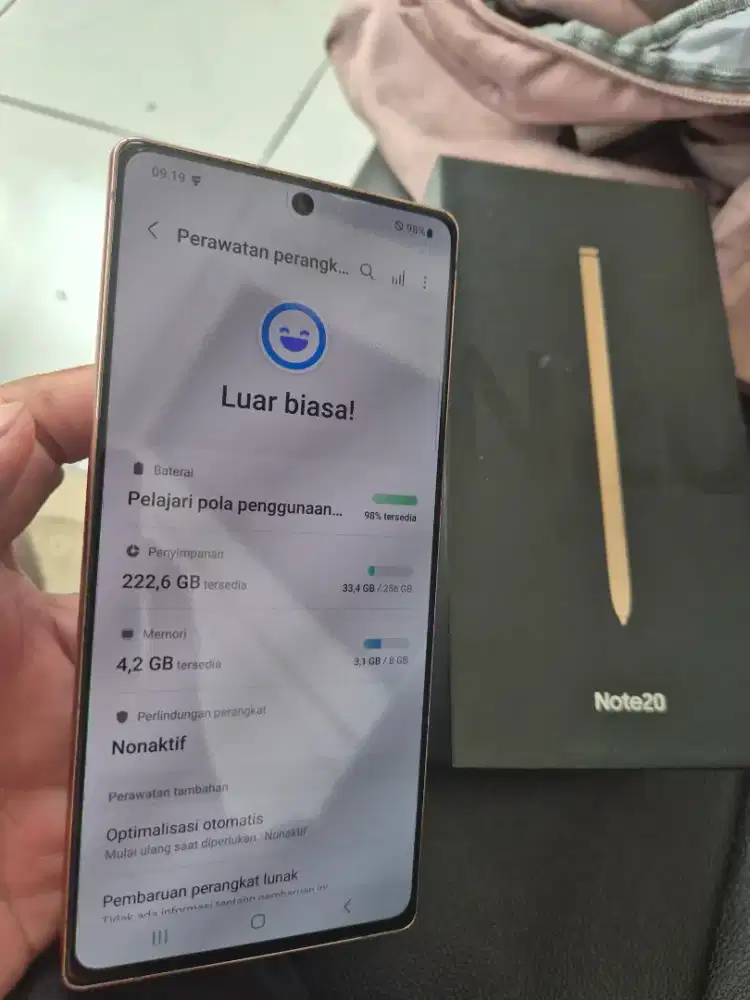 Samsung note 20 sein 8/256