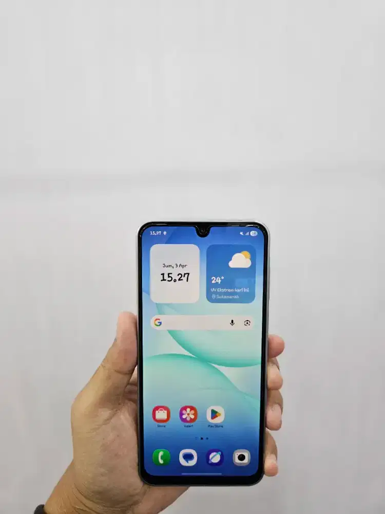 SAMSUNG GALAXY A17 4G 8/128 SILVER SUPER MULUS LIKE NEW GARANSI RESMI