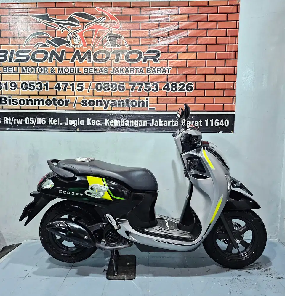MEWAH! HONDA NEW SCOOPY DONAT FI CBS ISS ESP LED 110 TH 2025 HITAM ABU