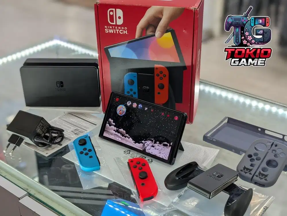 Nintendo Switch OLED Neon 512GB Fullgame