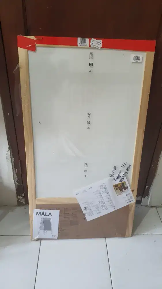 Papan tulis 2 sisi cocok untuk papan usaha cafe dll