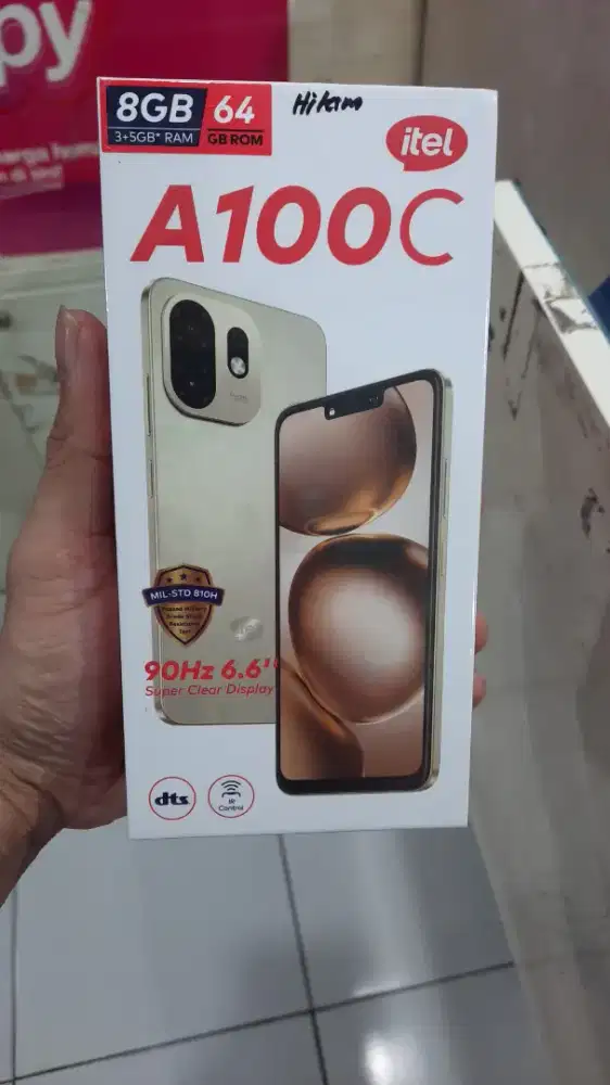 ITEL A100C 8/64GB BARU
