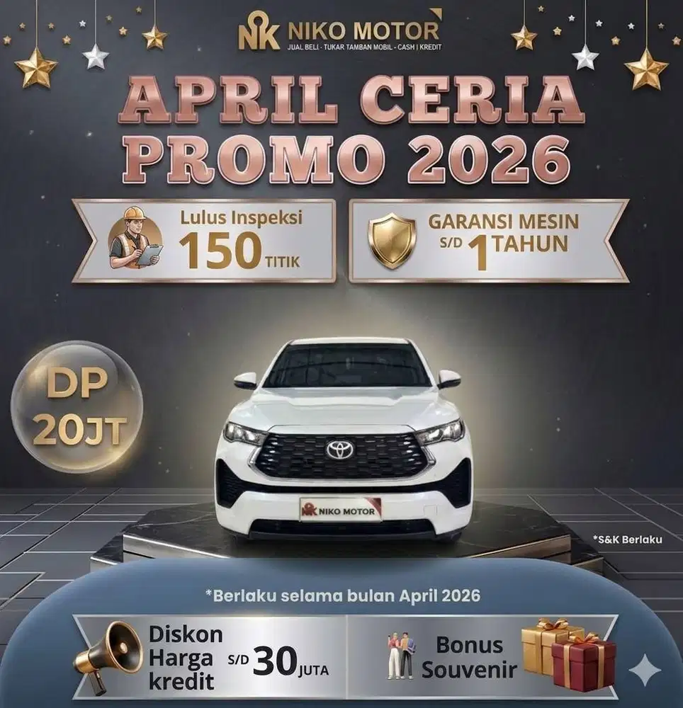 (ANTIK KM22RB) INNOVA ZENIX V BENSIN 2024 AT :2023|2025