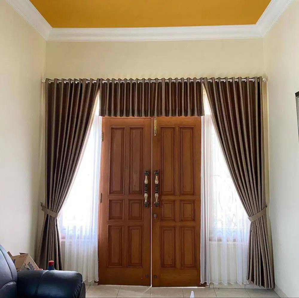 Pemasangan Gorden Pasang Wallpaper Korden Gordeng Horden Roller Blind