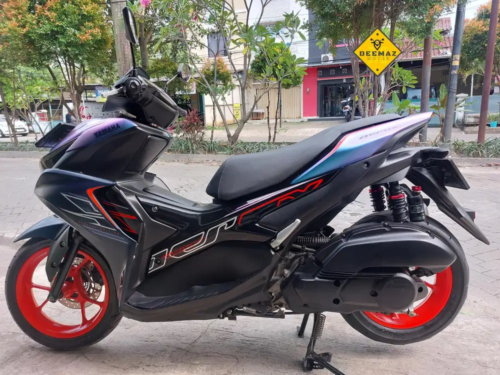 (DP 300 Rb)‼️ Yamaha Aerox Cyber City Biru 2022 Cash / Kredit