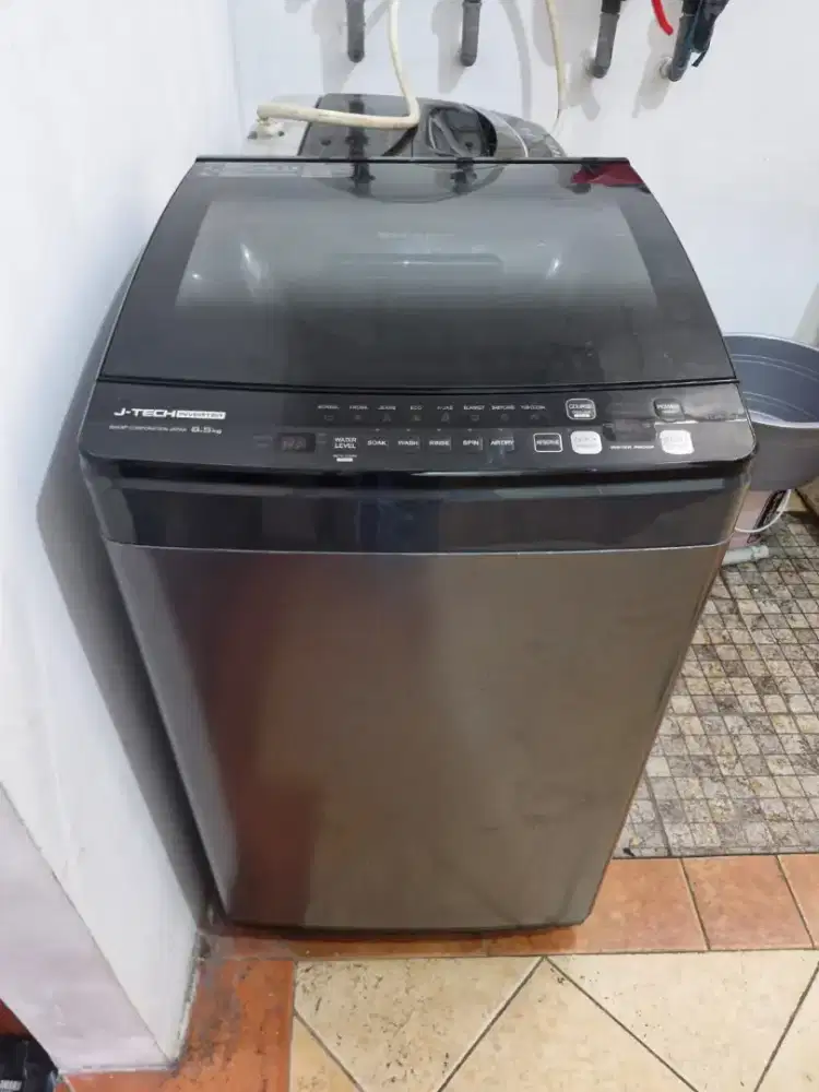 Sharp top loading jtech inverter 8.5 kg