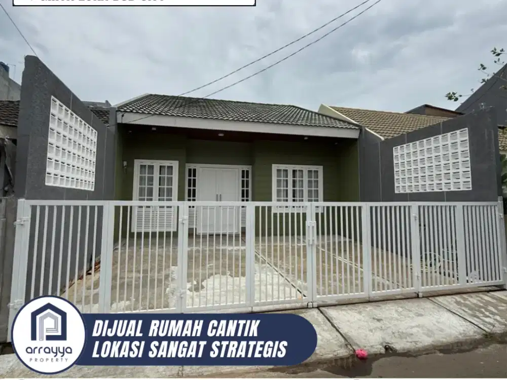 TURUN HARGA! RUMAH CANTIK SIAP HUNI, RAMAH LINGKUNGAN, ADEM DAN ASRI DI GRIYA LOKA BSD CITY (HRB189)