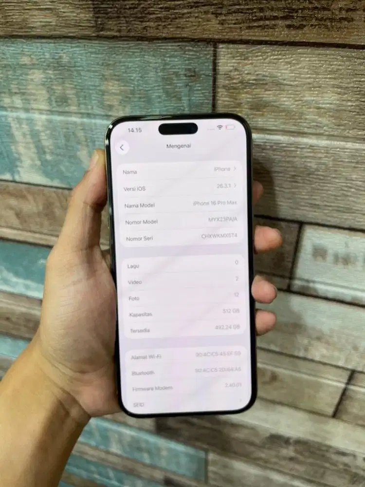 iphone 16 pm 512 second ibox