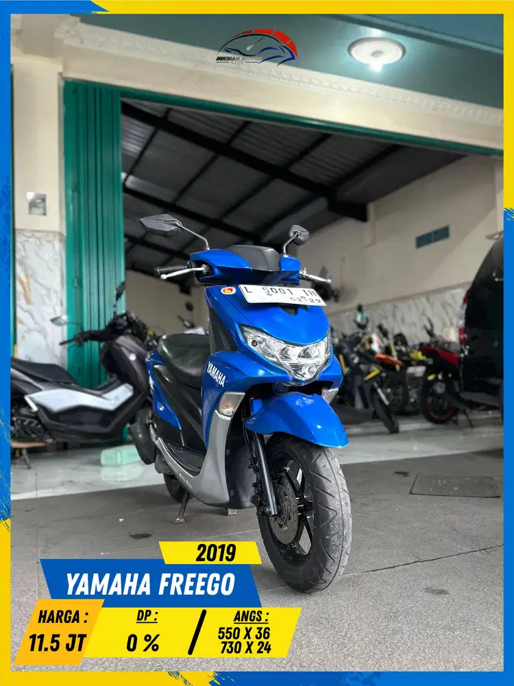 YAMAHA FREEGO 2019 PLAT L READY MASZEHH HIKMAH MOTOR KEPUH