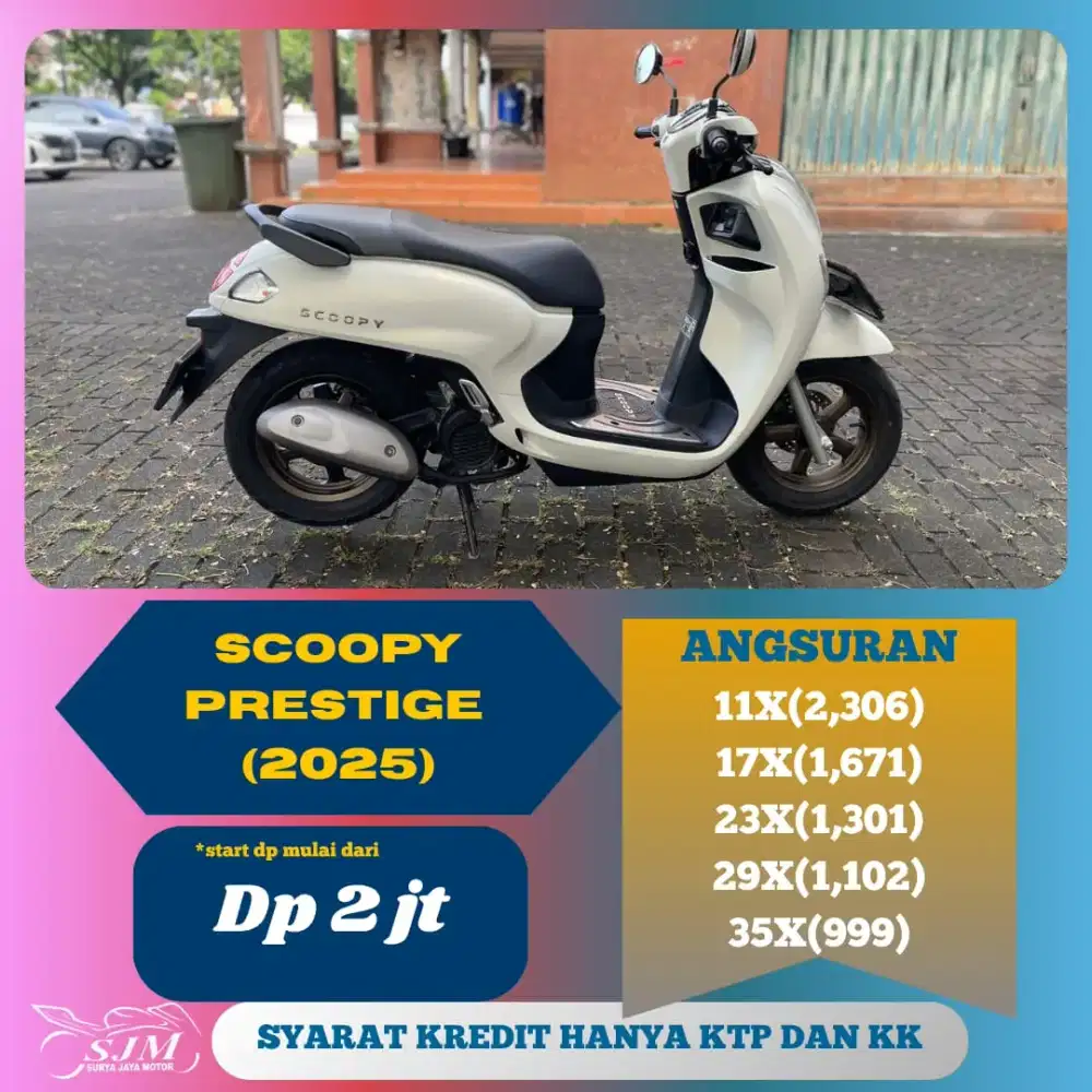 HONDA SCOOPY PRESTIGE 2025 SIAP PAKAI