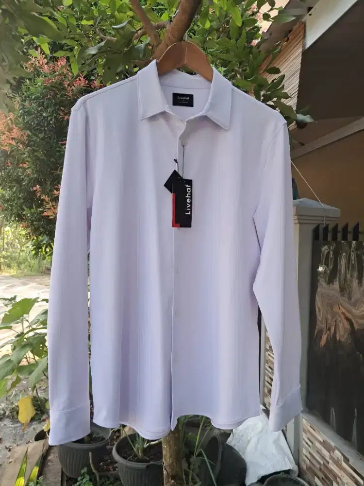 KEMEJA PUTIH PANJANG LIVEHAF
