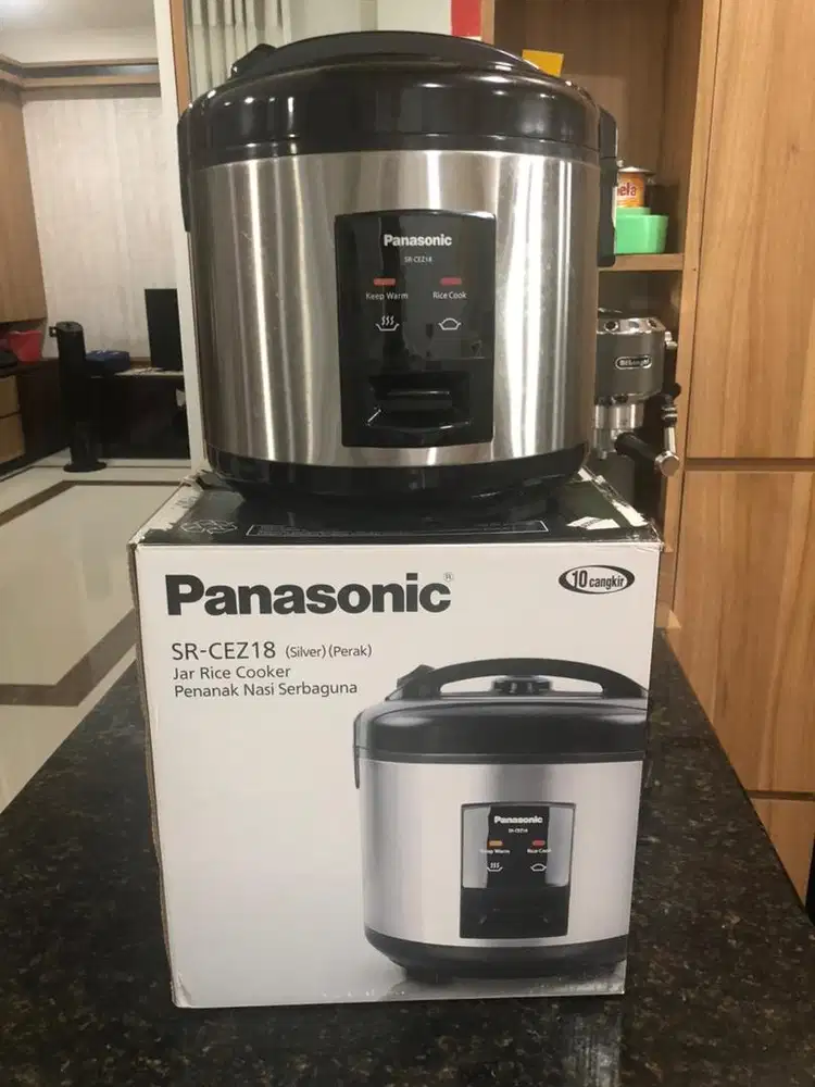 RICE COOKER MEREK PANASONIC SR-CEZ 18 ( silver)