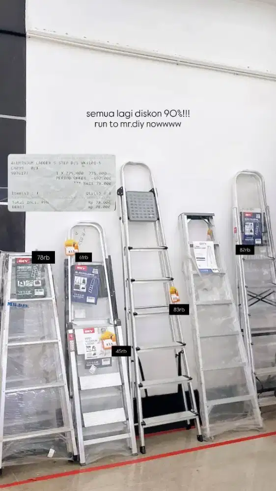 Tangga DIY stainless