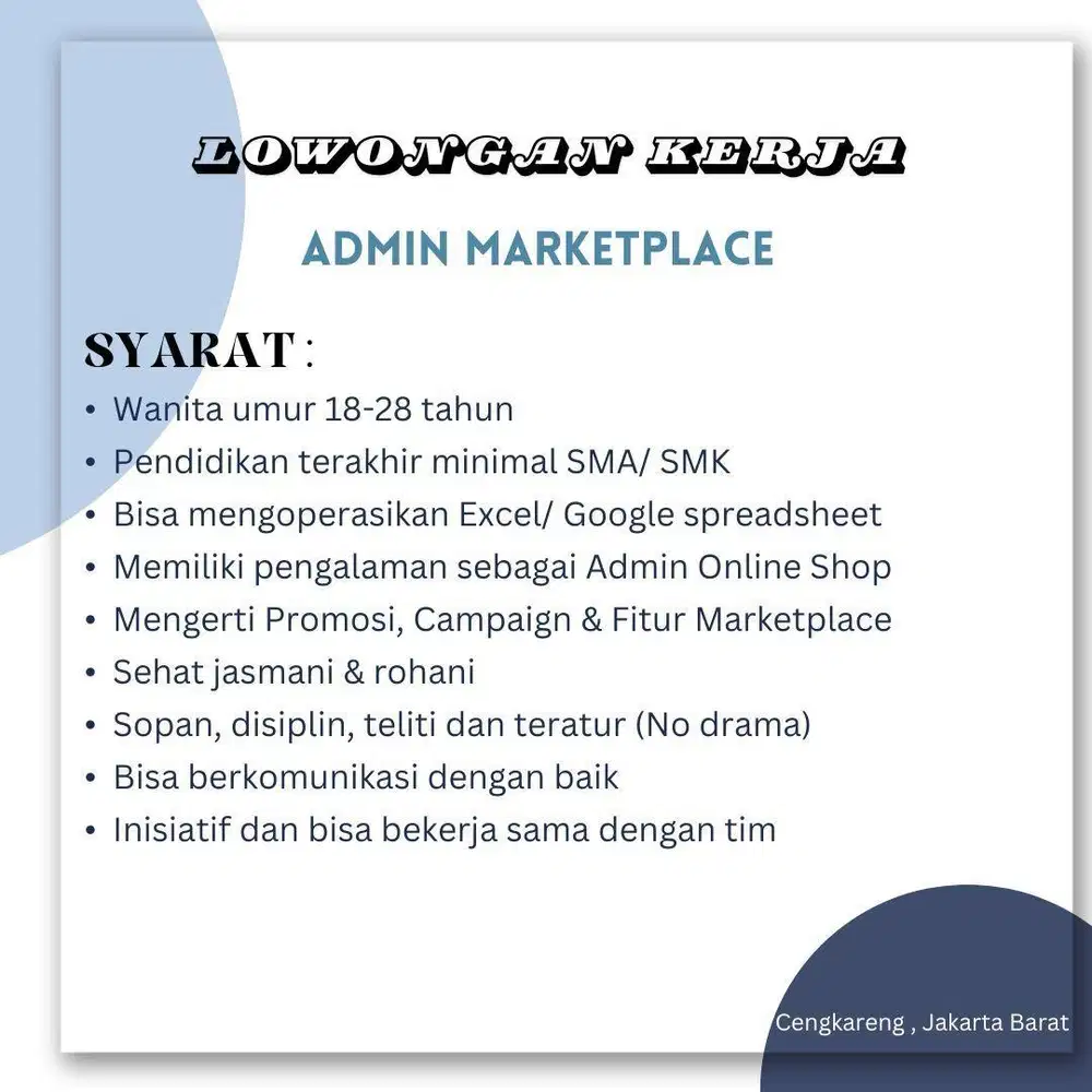 Di cari admin marketplace