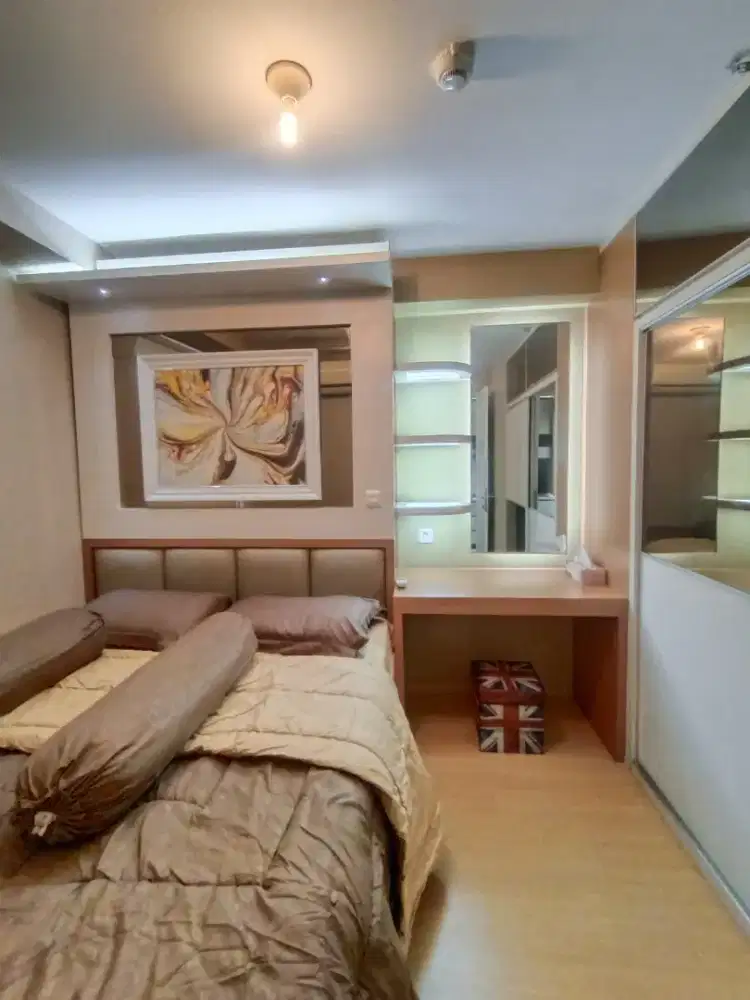 Sewa Murah Dua BR Apartemen Bassura City 13.8 JT/bln Free ipl