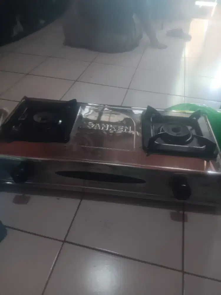 KOMPOR SANKEN 2 TUNGKU UKURAN KECIL DAN BESAR TUNGKU NYA