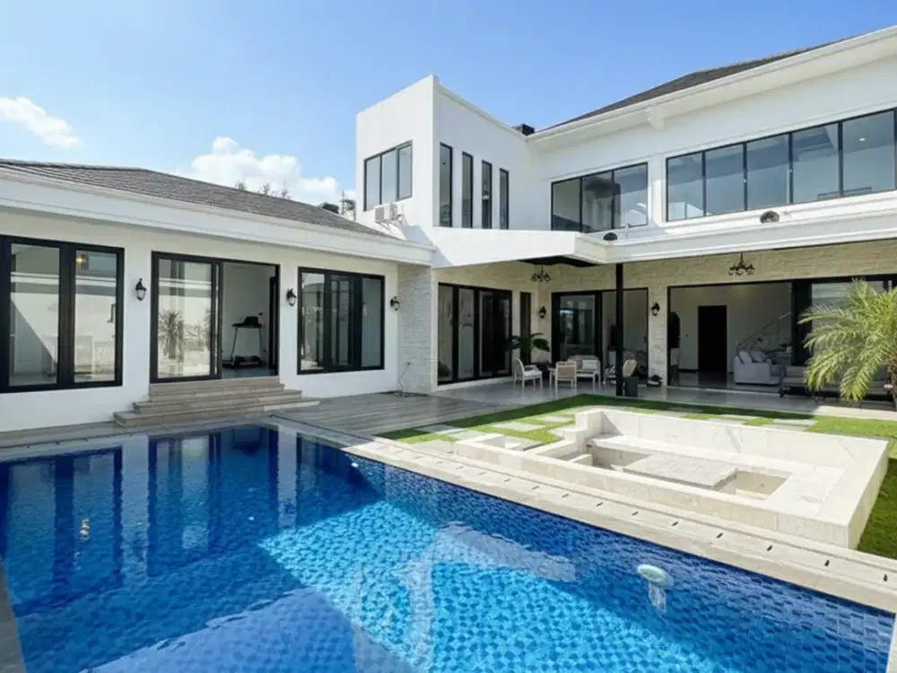 Turun harga spektakuler 1.5 M rumah mewah dengan swimming pool bagus di Bintaro sektor 9