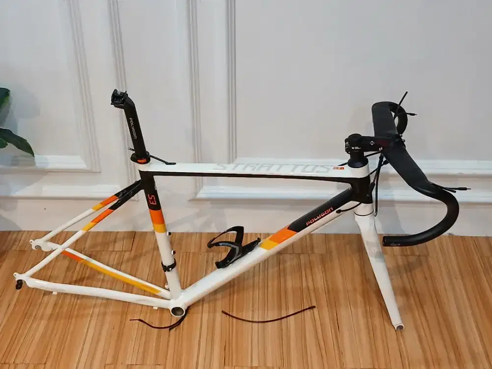 FRAMESET ROADBIKE POLYGON STRATTOS S3 SIZE M SECOND GOOD CONDITION