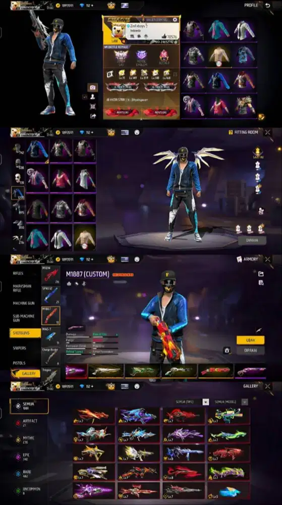 jual akun ff, mumpung lagi promo