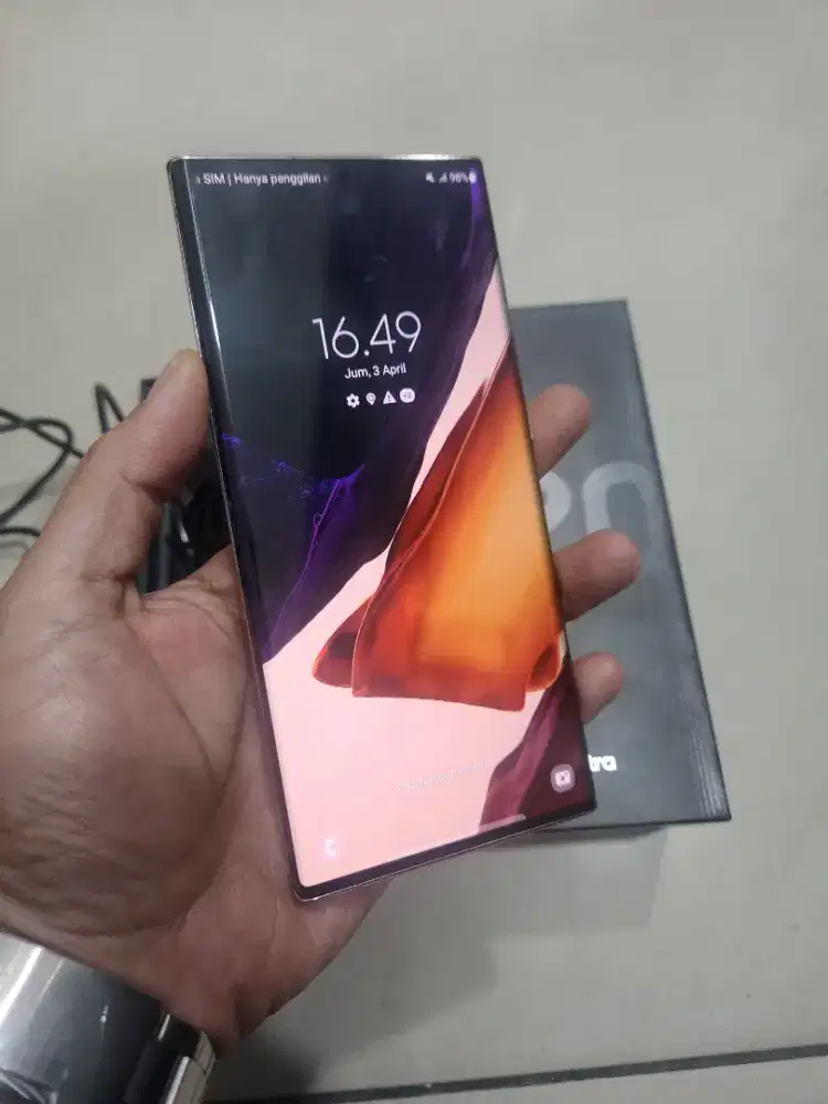 Samsung note 20 ultra 8/256 resmi Indonesia