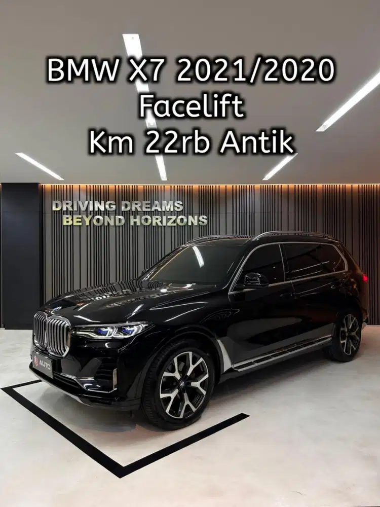 BMW X7 xDrive40i Opulence AT 2022 Hitam B8787BBB Km22rb Nik 2020