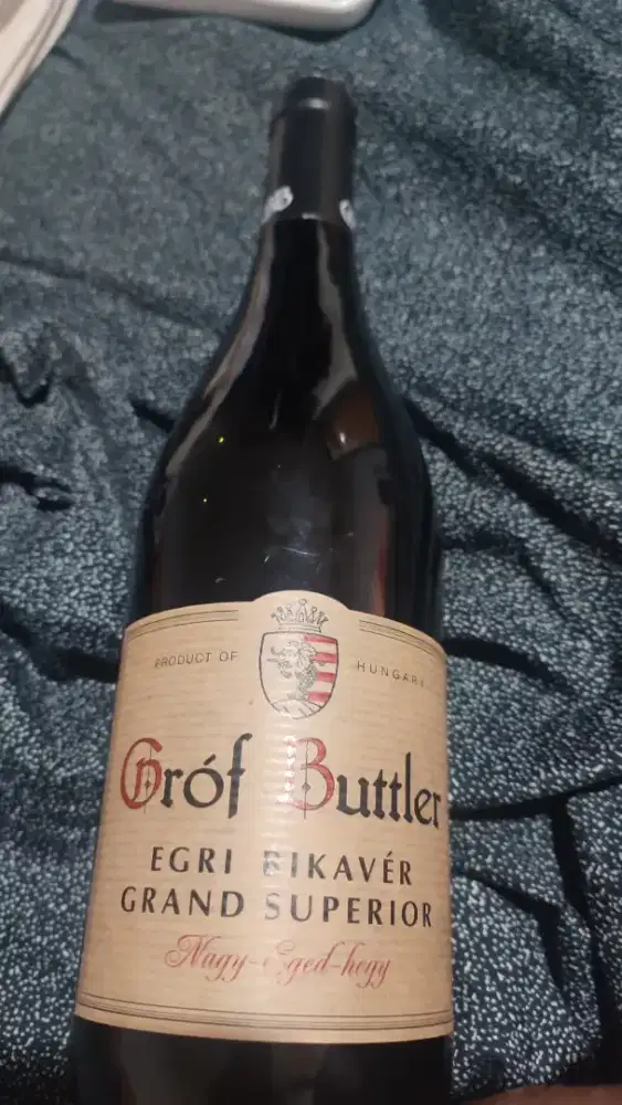 Red Wine 750ml Grof Buttler 
Egri Bikaver 
Grand Superior
2018
Hungary