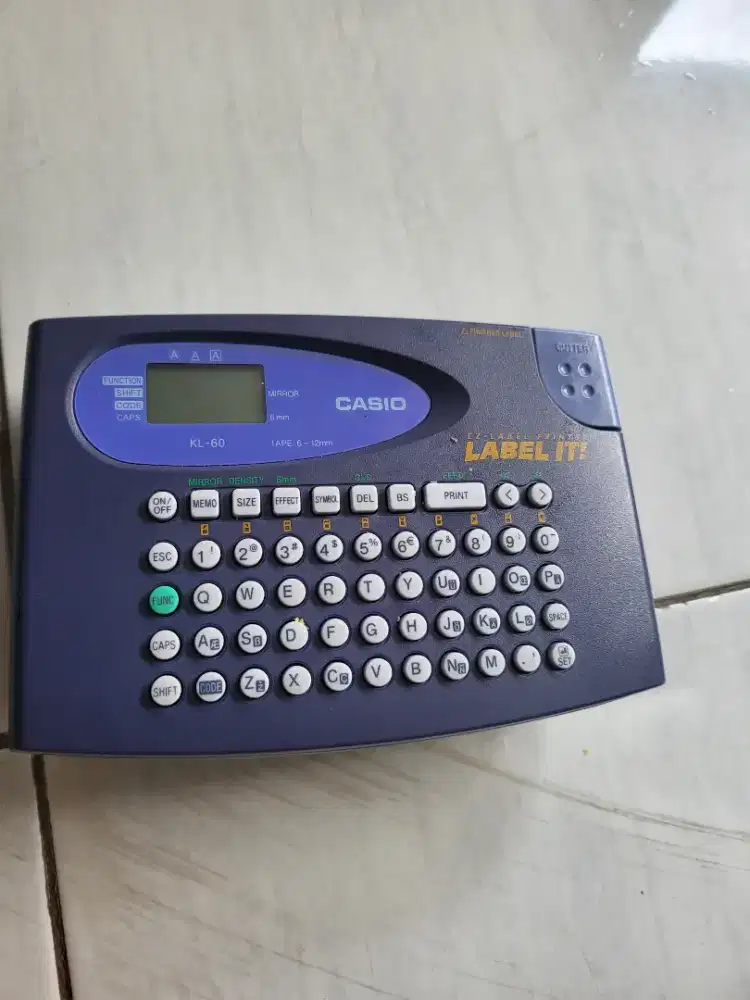 printer label portabel Casio KL-60