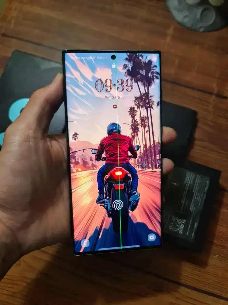 Samsung S22 Ultra 256 GB Minus Garis lengkap Resmi