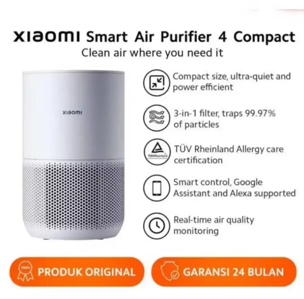 Xiaomi Air Purifier 4 Compact Murah !!