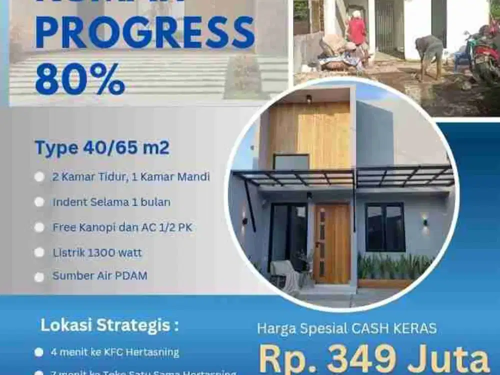 RUMAH INDUSTRIAL DEKAT CITRA LAND HERTASNING