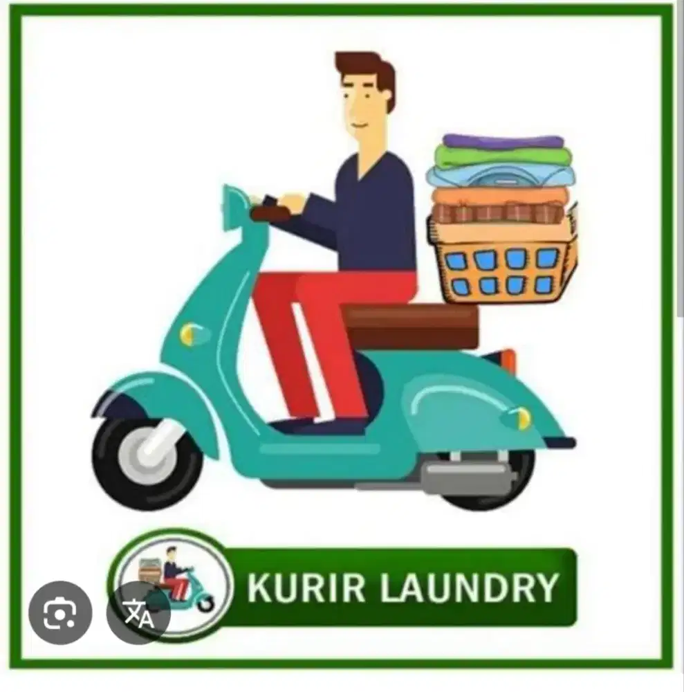 Dicari kurir untuk laundry
