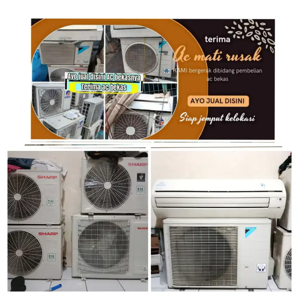 Terima ac bekas rusak