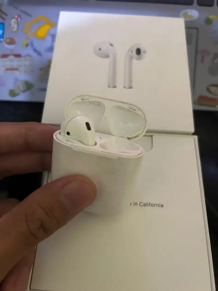 Airpods gen 2 ori ibox minus ilang satu sisi kanan