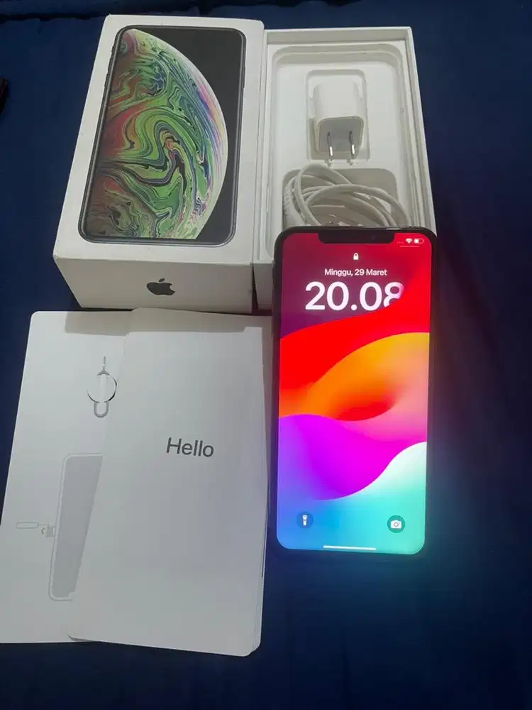 Iphone XSMax 256gb All Operator lkp ex inter siap pakai