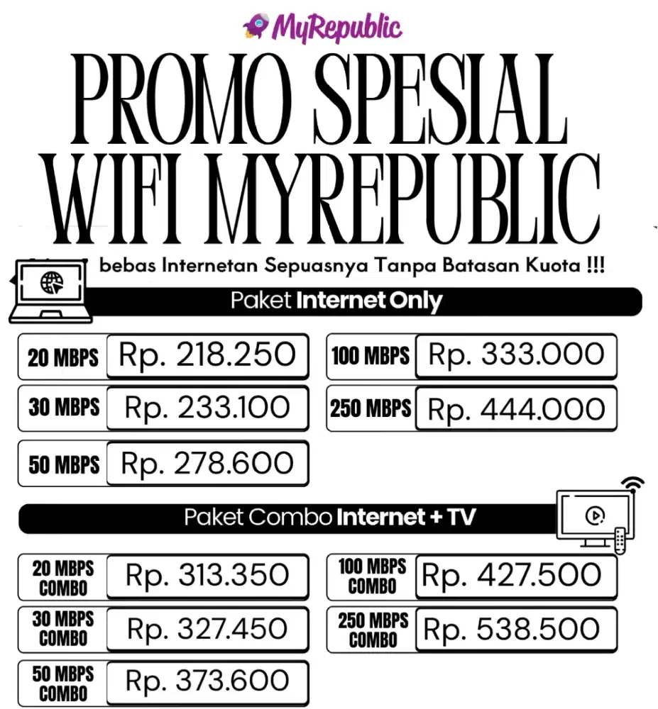 Promo Wifi Myrepublic