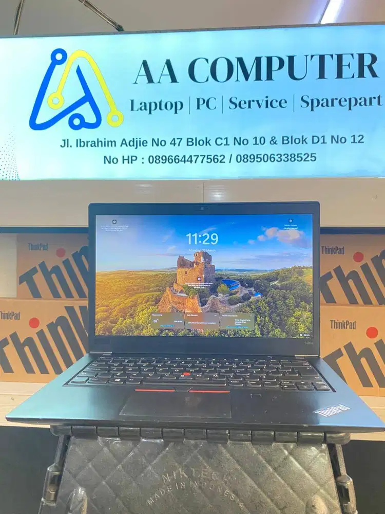 LAPTOP LENOVO THINKPAD T480s | I5 GEN 8 | RAM 8GB | SSD 256GB