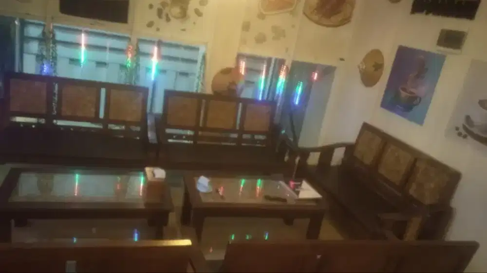 Meja Sama Sofa Asli Jati