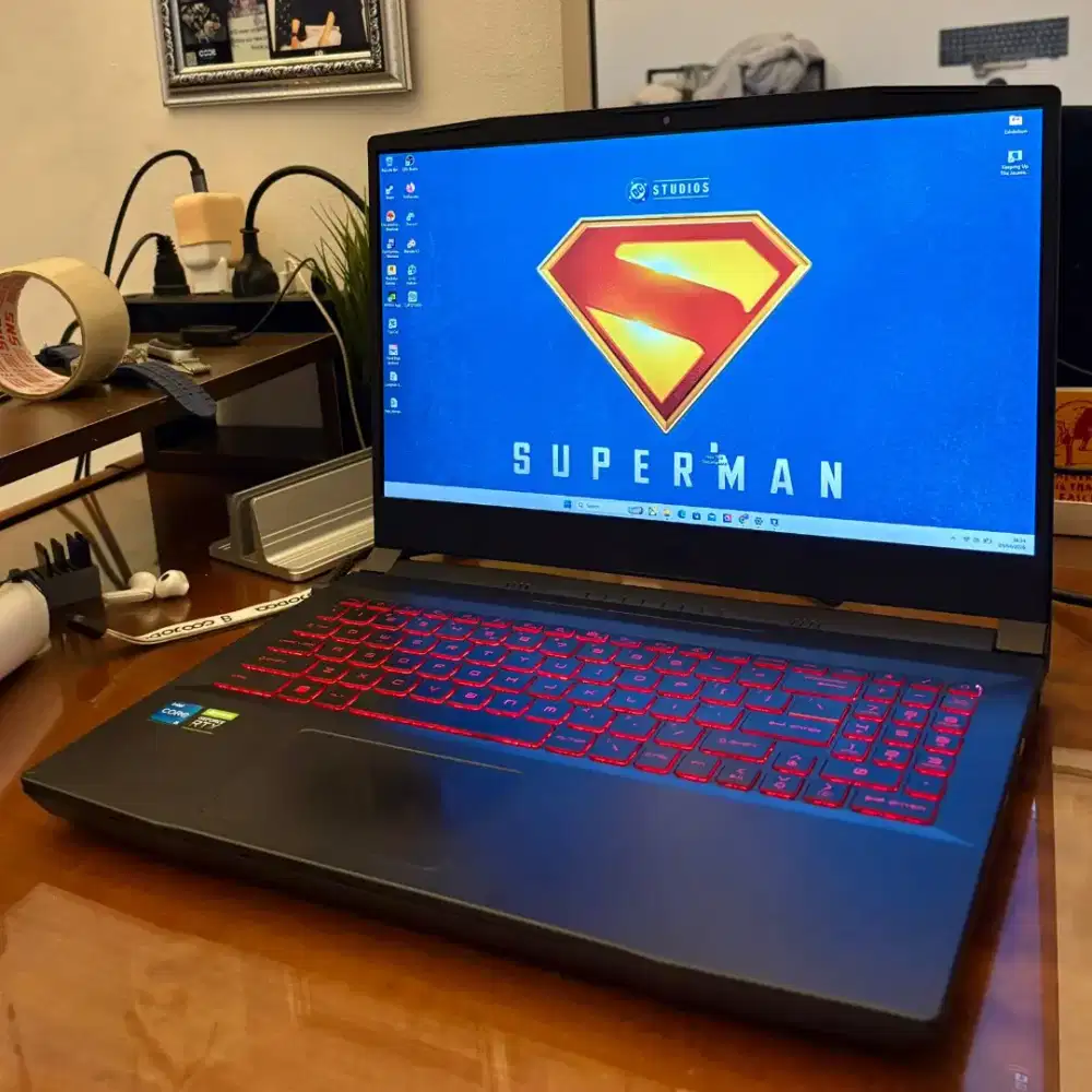 Laptop Gaming RTX 3050Ti 16gb SSD MSI Katana gf66 144hz tt I7 Asus Rog