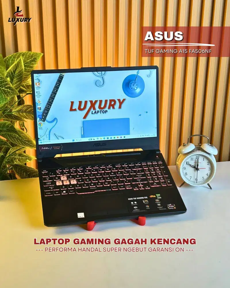 LAPTOP ASUS TUF GAMING A15 FA506N RYZEN 5 RTX 2050 SSD 512GB RAM 8GB