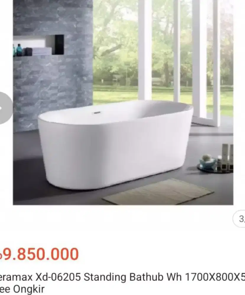 Bathub ceramax mulus dan murah