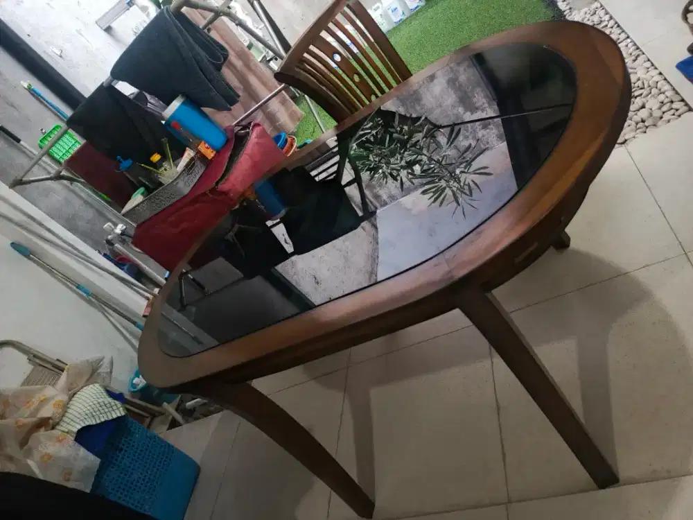 Meja makan full set