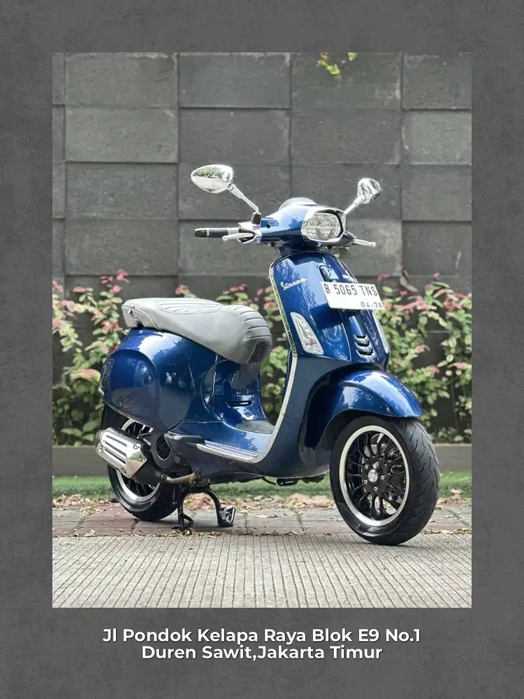PIAGGIO VESPA SPRINT 150 ABS IGET LED TH 2023 WARNA BLUE ESTROVERSO Pe