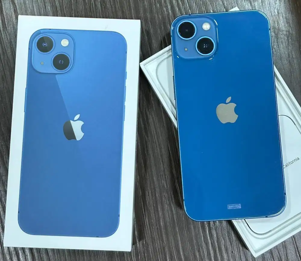 Iphone 13 blue 128 ibox nominus fullset