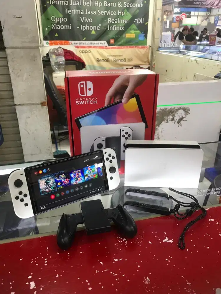 Nintendo Switch OLED White 1TB Fullgame